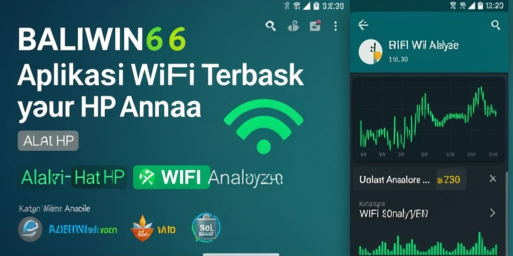 Antarmuka BALIWIN66 menampilkan analisis jaringan WiFi yang jelas dan informatif.