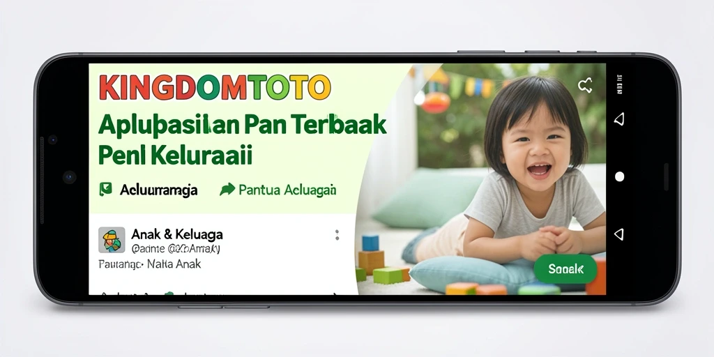 Antarmuka KINGDOMTOTO yang intuitif untuk Pantau Anak.