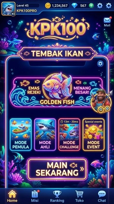 kpk100 tampilan beranda